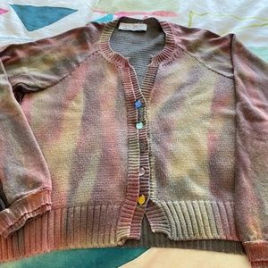 Elisa Cavaletti/Daniela Dallavalle US L knit jacket cardigan multicolour melange